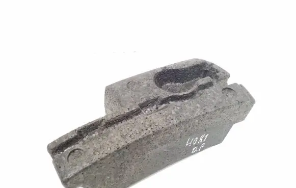 Front bumper foam support bar