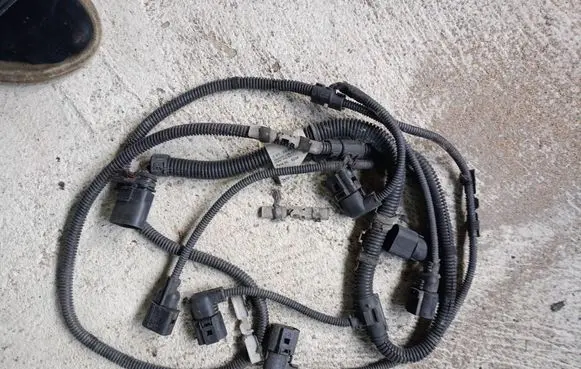 Volkswagen Touareg I Parking sensor (PDC) wiring loom 7L6971104B