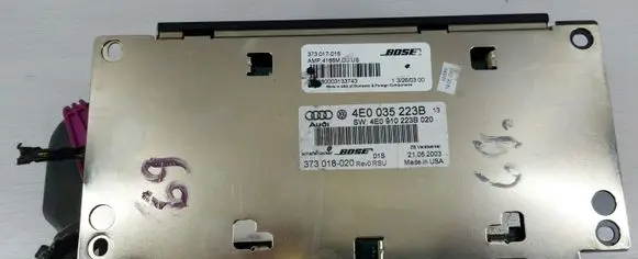 Audi A8 S8 D3 4E HiFi Audio sound control unit 4E0035223B 4E0910223B