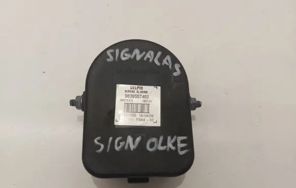 Peugeot 407 Alarm system siren 9639557480