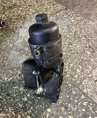 Peugeot 1007 Oil filter mounting bracket XXXEUXXX