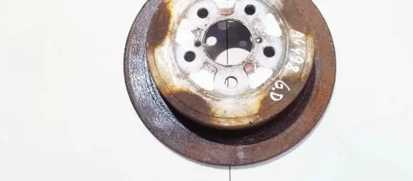Subaru Forester SH Rear brake disc neventiliuojamas
