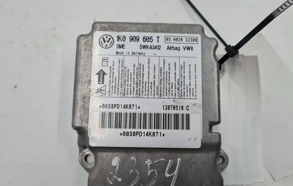 Volkswagen Golf V Airbag control unit/module 1K0909605T