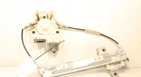Rear window lifting mechanism without motor