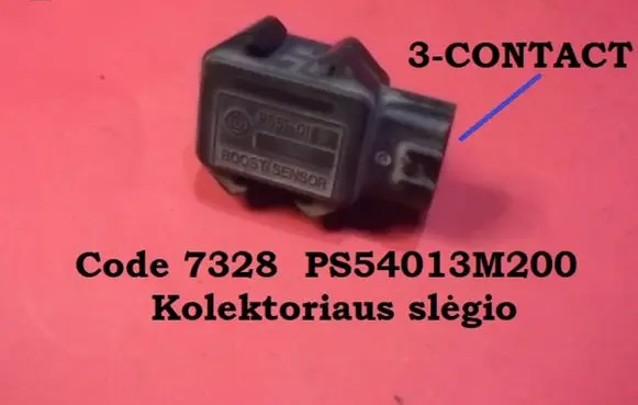 Exhaust gas pressure sensor
