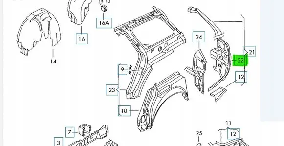 Audi A4 S4 B5 8D Complete body kit 4B9809650C