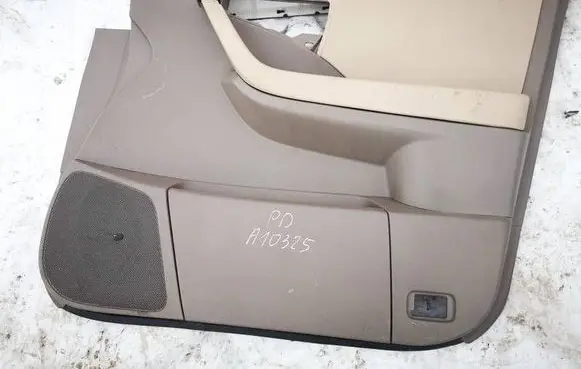 Front door card panel trim