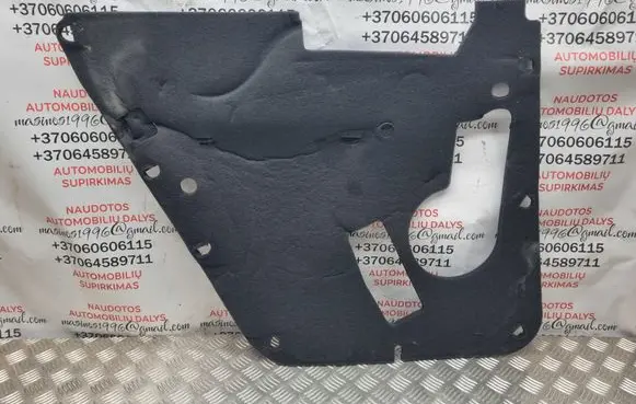 Rear door card panel trim