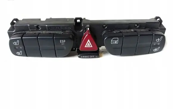 Mercedes-Benz C W203 Hazard light switch 2038217458