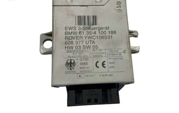 BMW 5 E39 Immobilizer control unit/module 4100188 61354100188 YWC106531