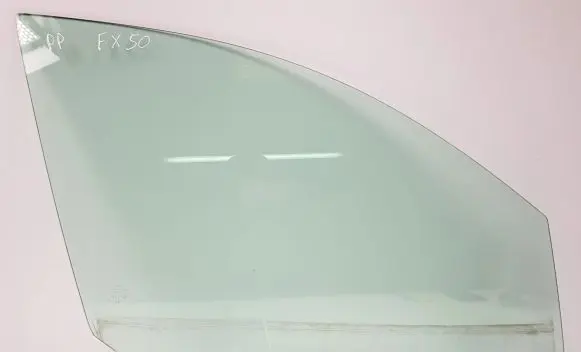 Infiniti FX Front door window glass four-door 43R-00012