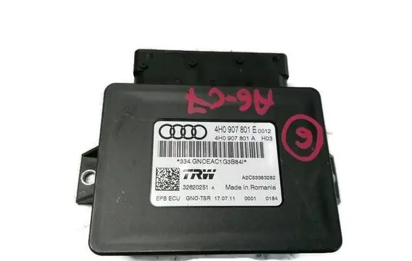 Audi A6 S6 C7 4G Hand brake control module 4H0907801E 4H0907801A