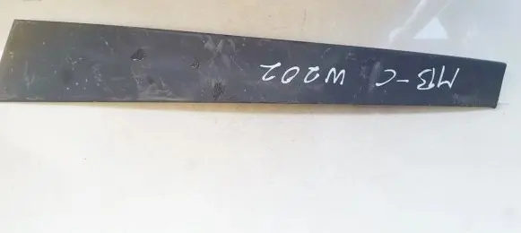 Front door glass trim molding