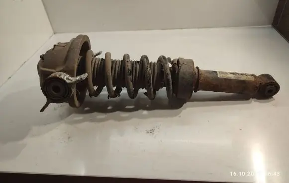 Volkswagen Touareg I Rear shock absorber with coil spring 7L6512021