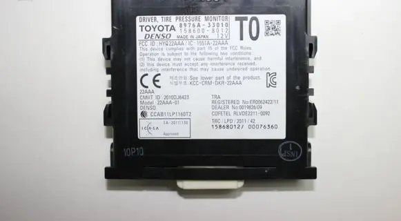 Lexus GS 250 350 300H 450H Other control units/modules 8976A-33010