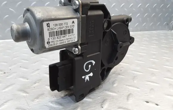 Citroen C5 Rear door window regulator motor 128000772 0130822447