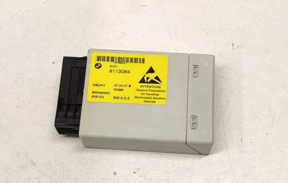 BMW 5 E60 E61 Center console control module 9113064 84386