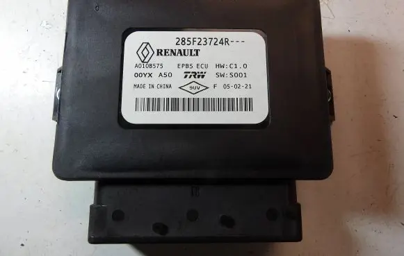 Renault Zoe Hand brake control module 285F23724R A010B575