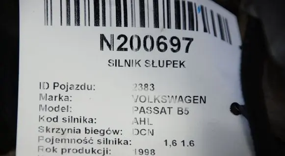 Volkswagen PASSAT B5 Engine AEB