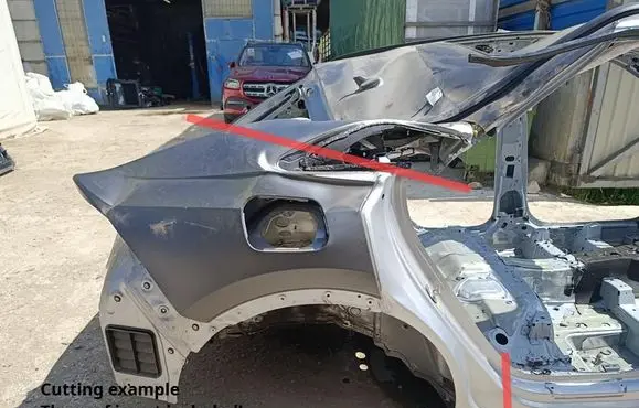 Audi Q8 Rear quarter panel 