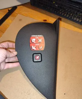 Peugeot 407 Dashboard side end trim 9644560077 96373205XT