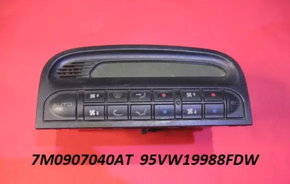 Ford Galaxy Climate control unit 7M0907040AT 95VW19988FDW