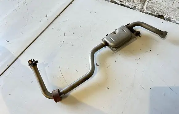 Volkswagen Touareg I Webasto auxiliary heater silencer 7L0819084B