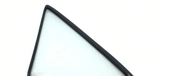 Rear vent window glass
