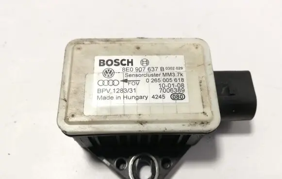 Audi A6 S6 C6 4F ESP acceleration yaw rate sensor 8E0907637B