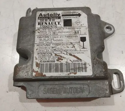 Renault Scenic I Airbag control unit/module 550803800 7700437471C