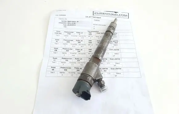 Fiat Ducato Fuel injector 0986435248 500061564