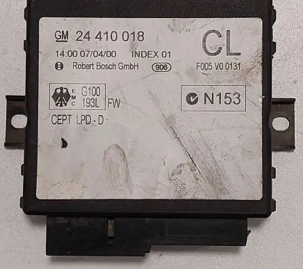 Opel Zafira A Comfort/convenience module 24410018 F005V00131 00740