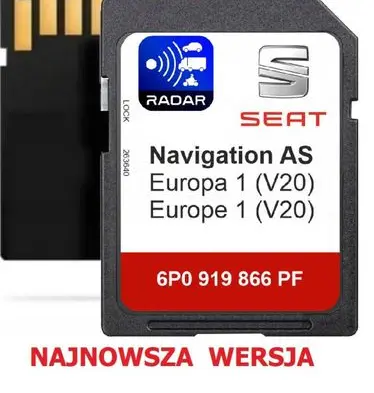 Seat Leon (5F) Navigation maps CD/DVD MIB2