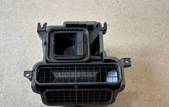 Interior heater climate box assembly