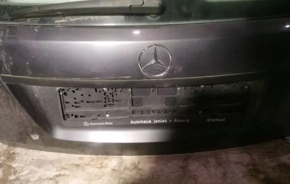 Mercedes-Benz C AMG W204 Trunk door license plate light bar 