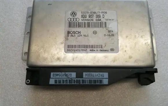Volkswagen PASSAT B5.5 ESP (stability system) control unit 8D0907389D DKCV14017842 0265109463