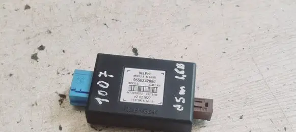 Peugeot 1007 Alarm control unit/module 9650242080 4473890302