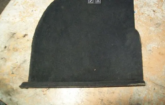 BMW 3 E46 Trunk/boot side trim panel