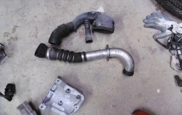 BMW 5 E60 E61 Intercooler hose/pipe