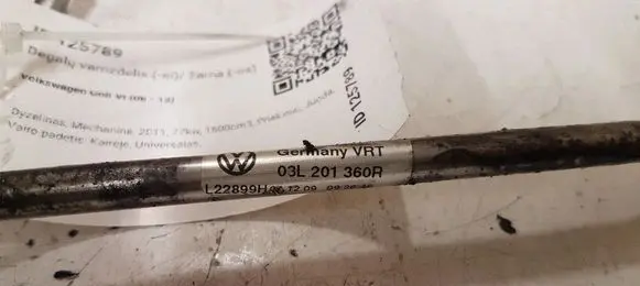 Volkswagen Golf VI Fuel line/pipe/hose 03L201360R
