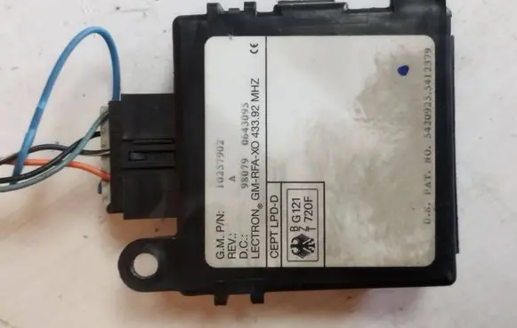 Opel Sintra Other control units/modules 10257902 S608990