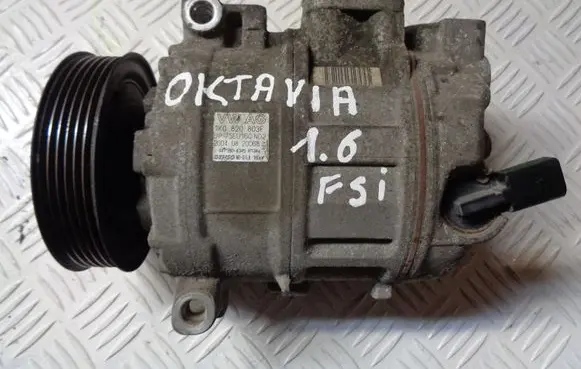 Skoda Octavia Mk2 (1Z) Air conditioning (A/C) compressor (pump) 1K0820803F 4471804345