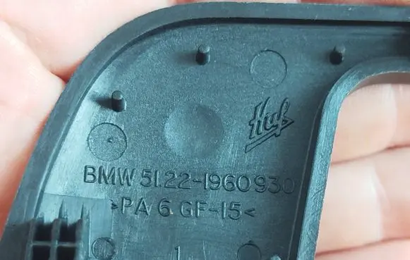 BMW 3 E36 Rear door handle cover 51221960930 1960930
