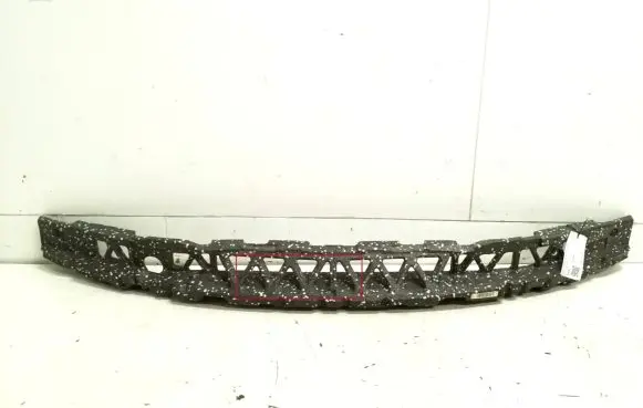 Front bumper foam support bar
