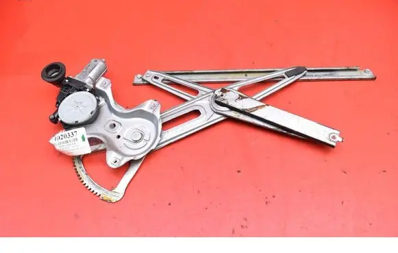 Front door window regulator with motor