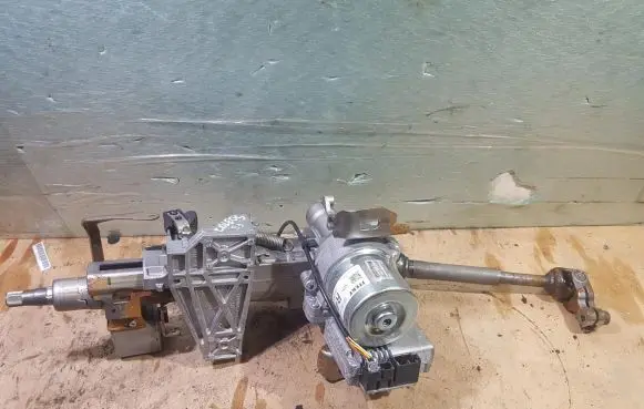Steering wheel axle