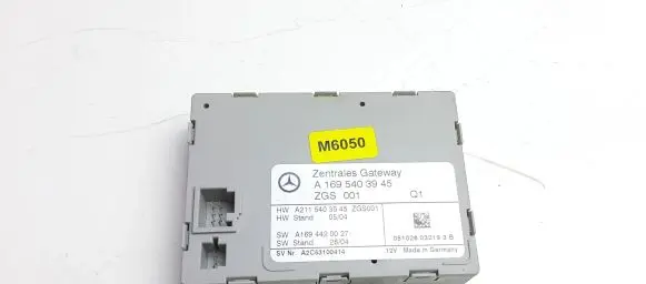 Mercedes-Benz A W169 Gateway control module A1695403945 M6050