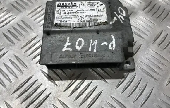 Peugeot 407 Airbag control unit/module 603554600 9654717280