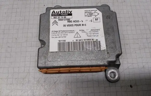 Citroen Xsara Picasso Airbag control unit/module 9650137080