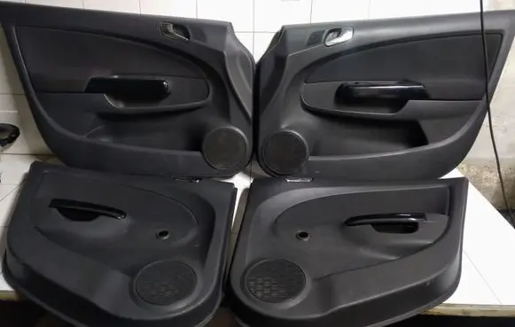 Opel Corsa D Door card panel trim set 